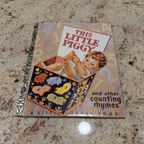 Other - Vintage 1969 Little Golden Book This Little Piggy & Other Counting‎ Rhymes